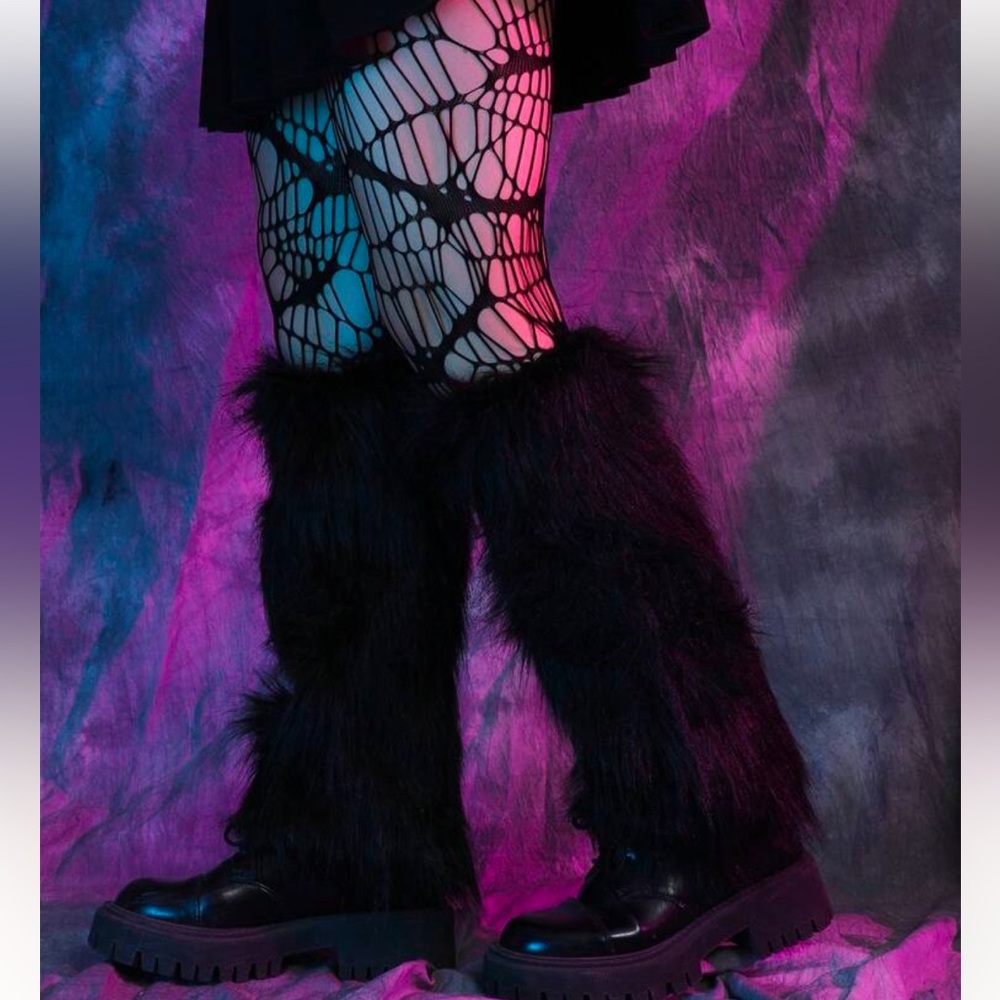 Fluffy Leg Fuzzy Leg Warmers